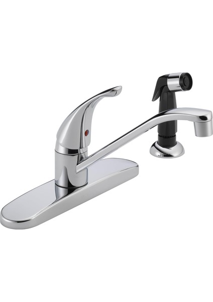 Yan Püskürtücülü Tek Kolu Evye Bataryası, Krom P115LF