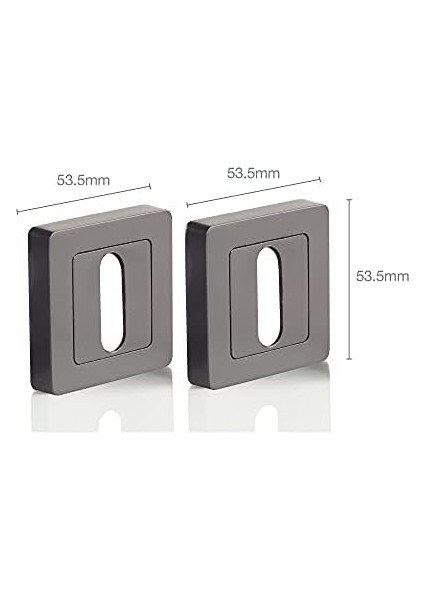 Verona Serisi 35-ZR-8X8-A001-KT-56-11, Rozetli Oda Tipi Kolu, Siyah Mat Kaplama, Parçalar Dahildir fiyatları