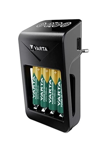 Varta LCD Plug Charger + 4 Adet 2100 Mah Pil Hediyeli fiyatları