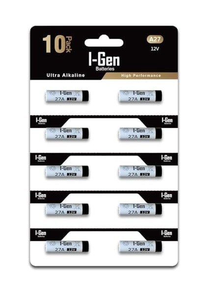 27A Pil 10'lu Paket 12V MN27 Pil (27A / A27 / L828) fiyatları