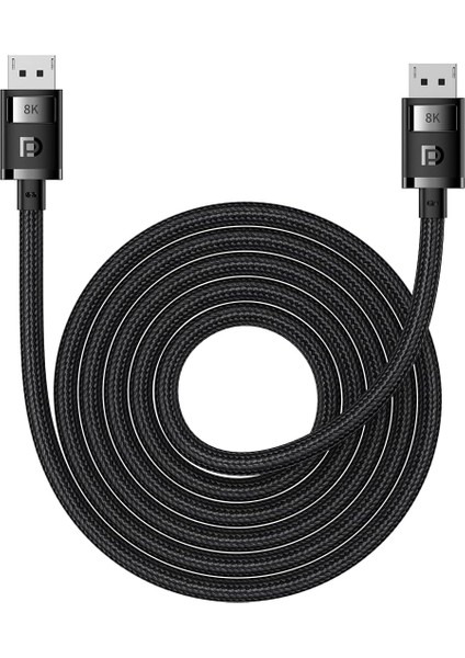 Definition Serisi Dp 8k To Dp 8k Adaptör Kablo, 3m, Cluster Siyah