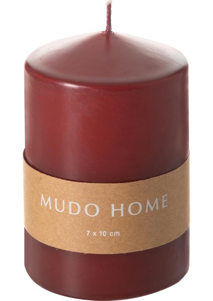 Concept Sütun Mum Bordo 7X10CM