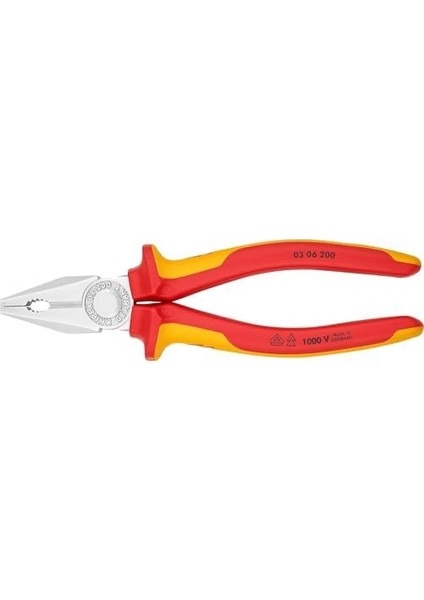 Kombine, Krom Kaplama, Çok Bileşenli Manşonlarla Izole Edilmiş, Vde-Testli 200 mm 03 06 200 fiyatları