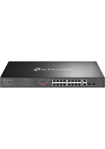 Tp-Lınk Omada 16 Port DS1018GMP 10/100/1000 2x Sfp Poe Switch (250W) (Siyah Çelik Kasalı)