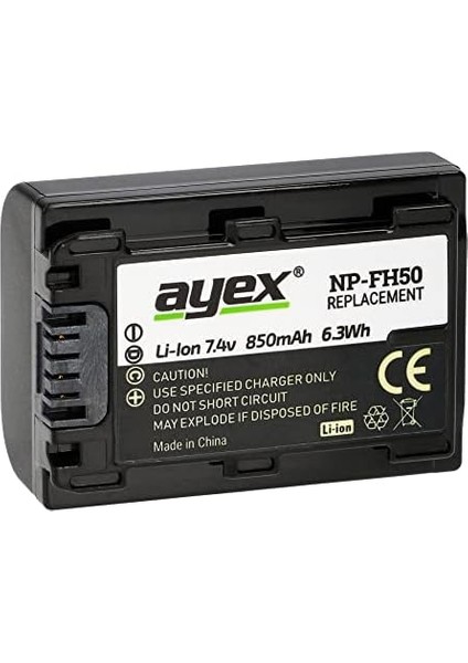 NP-FH50 Batarya, Digital Video Kameralar ve A230, A330, A380, A390 Ile Uyumlu modelleri