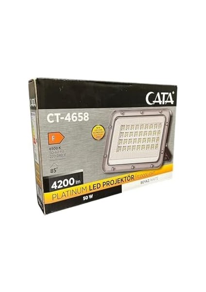 50 Watt LED Projektör IP65 6500K Beyaz Işık 4200 Lümen Dış Mekan Aydınlatma 220V fiyatları