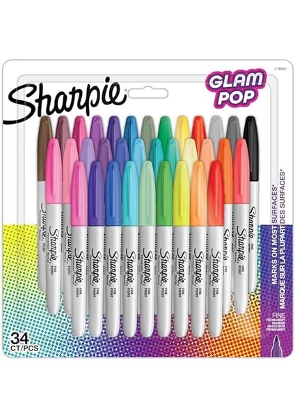 Glam Pop Permanent Markör 34LÜ Bls modelleri