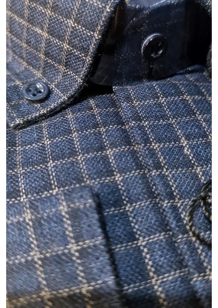 Cozyfall 23050 Erkek Cepli Ekose Gömlek