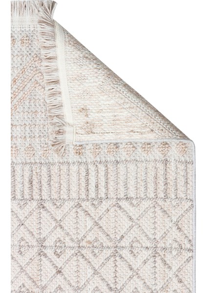 Cunda 02 Grey Beıge Yumuşak Dokulu Hav Toz Vermeyen Bukle Dokuma Salon, Mutfak, Koridor Halısı fiyatları