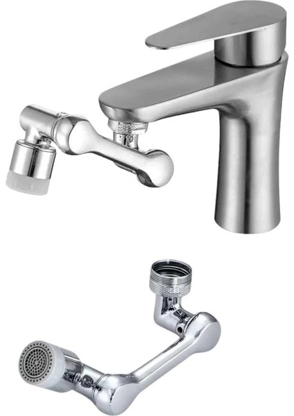 Bfs Mutfak Musluk Başlığı 1080 Derece Dönebilir Oynar Başlıklı Musluk Aparatı