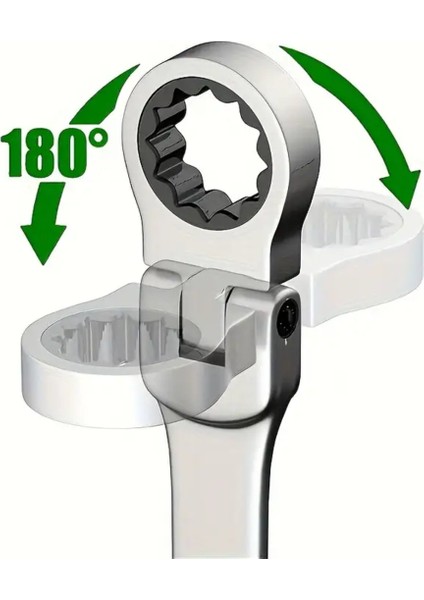 Ithal Çantalı Profesyonel Mafsallı Cırcırlı Anahtar 14 Parça Oynar Başlı Takım Chrome Vanadium Çelik fiyatları