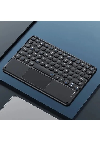 Bluetooth Touchpad’li Klavye Şarj Edilebilir Kablosuz Tablet Telefon Pc Uyumlu 5.2 Wireless Sessiz Tuş fiyatları