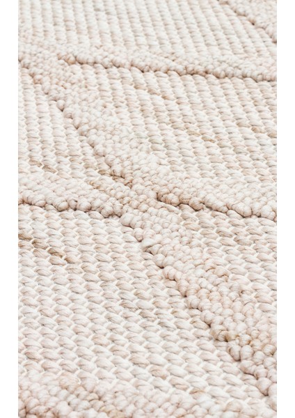 Cunda 04 Beıge Yumuşak Dokulu Hav Toz Vermeyen Bukle Dokuma Salon, Mutfak, Koridor Halısı fırsatları