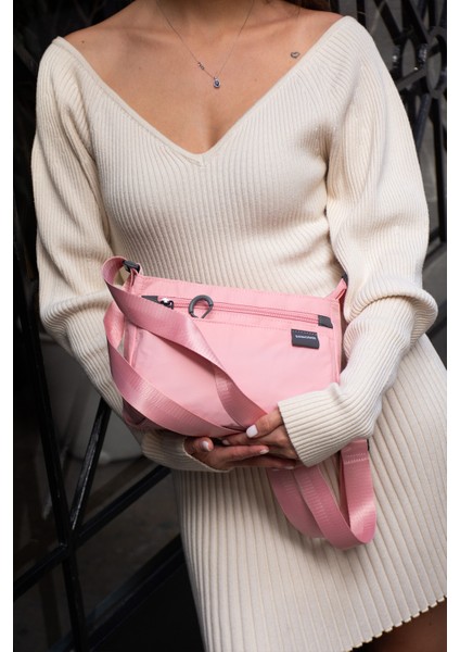 Sanmorris Glc Kadın 6020- 3 Bölmeli Paraşüt Kumaş Ayarlanabilir Çapraz Askılı Çanta Mavi fiyatları