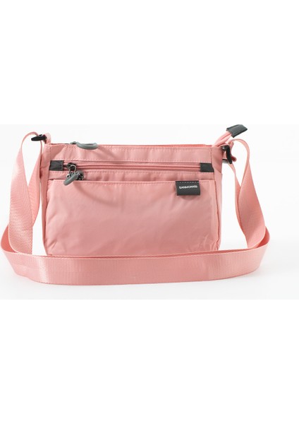 Sanmorris Glc Kadın 6020- 3 Bölmeli Paraşüt Kumaş Ayarlanabilir Çapraz Askılı Çanta Mavi