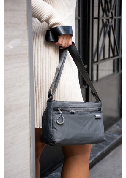 Sanmorris Glc Kadın 6020- 3 Bölmeli Paraşüt Kumaş Ayarlanabilir Çapraz Askılı Çanta Mavi indirimleri