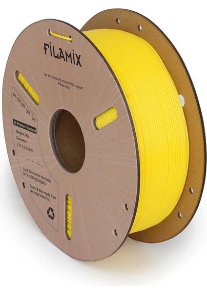 Tpu Sarı Filament 1.75 mm 1 kg - Esnek, Dayanıklı 3D Yazıcı Malzemesi fiyatları