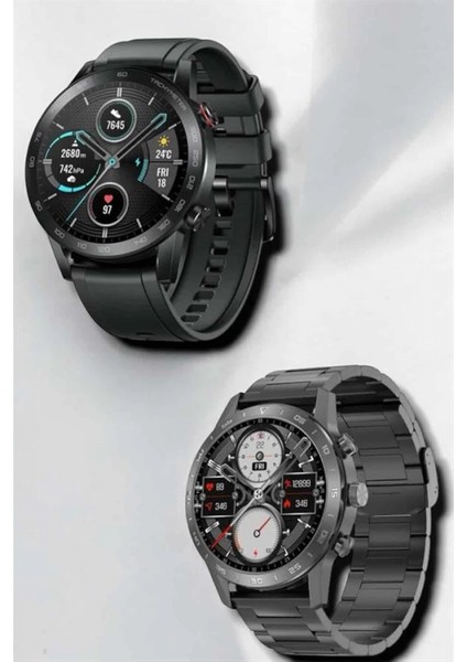 Çift Kordonlu Yüksek Çözünürlüklü Akıllı Saat Uyku Izleyici & Spor Modları