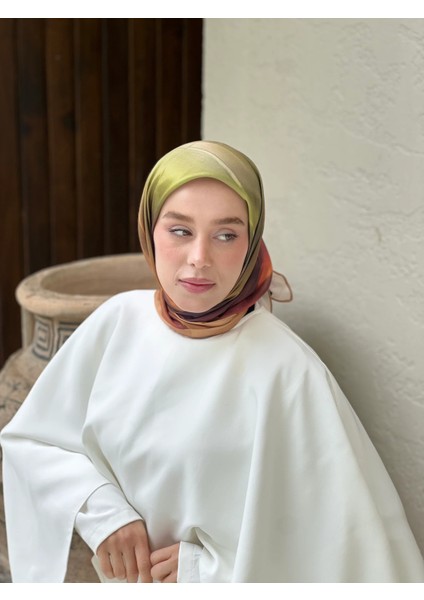 Degrade Desen Tanca Eşarp modelleri