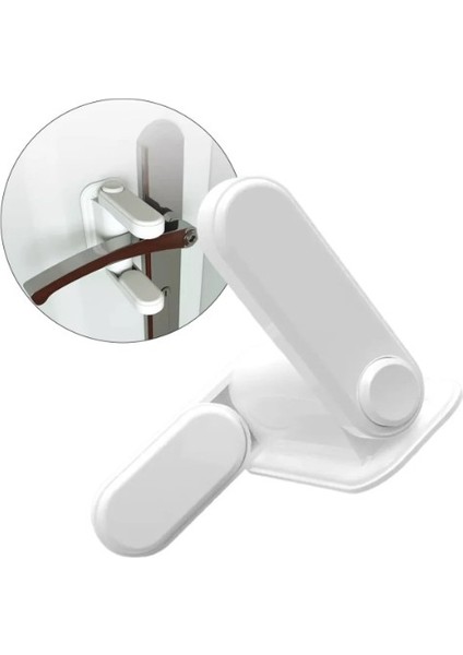 Kendinden 3m Yapışkanlı Çoçuk Bebek Evcil Hayvan Kedi Köpek Için Güvenlik Kapı Pencere Kilit Kilidi