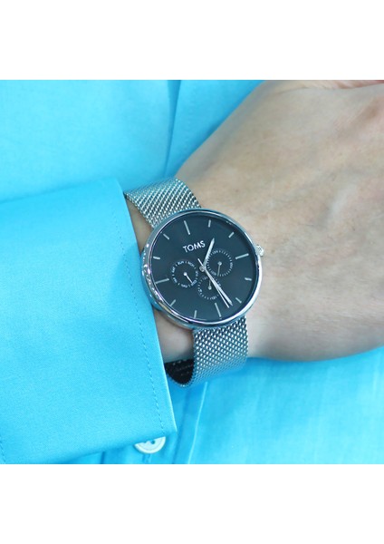 Ferro Gümüş Renk Hasır Kordonlu Erkek Kol Saati TH-TM1844C-1065-A2 indirimleri