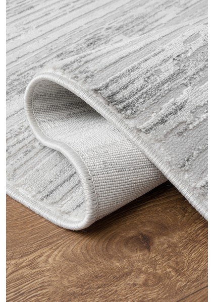 Gri Pamuk Taban Modern Desen Özel Ölçü Salon Koridor Çocuk Antre Oturma Odası Halı Yolluk