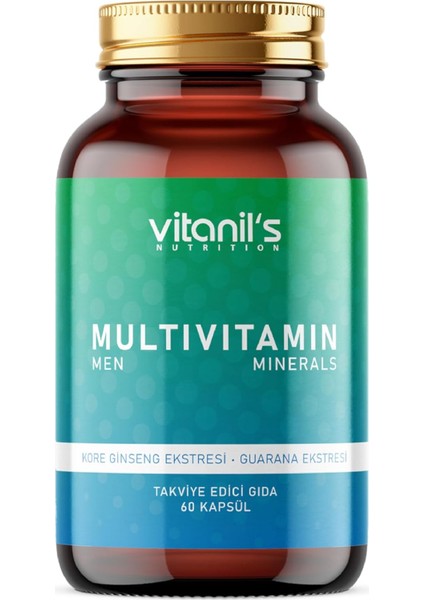 Vitanil's Nutrition Erkek Multivitamin Mineral Kompleks (60) fiyatları