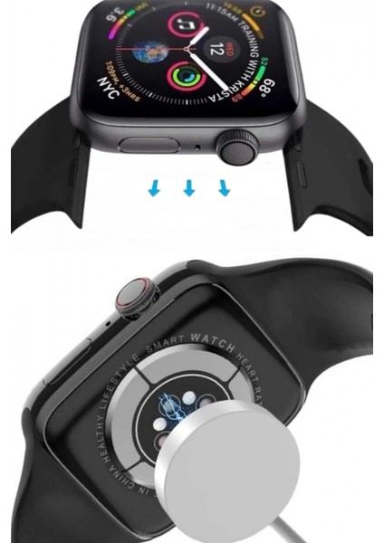 Ieg Yeni Model Akıllı Saat Dokunmatik Ekran Unisex Amoled Ekran 44 mm indirimleri