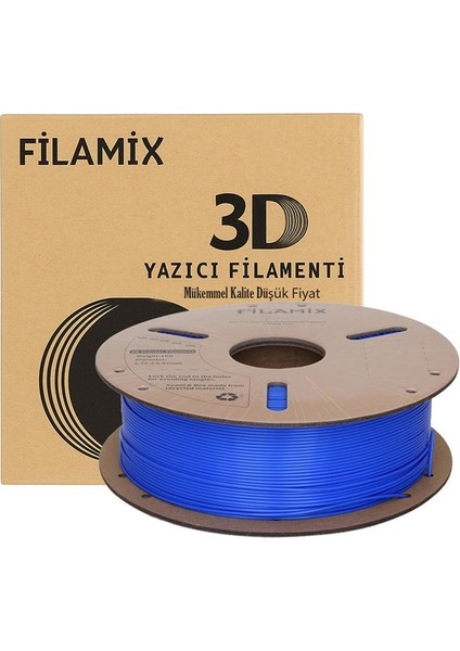 Tpu Mavi Filament 1.75 mm 1 kg - Esnek, Dayanıklı 3D Yazıcı Malzemesi