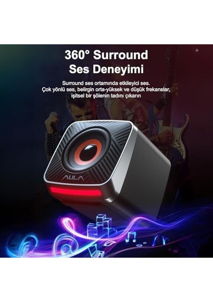 Aula A200 Rgb Işıklı Masaüstü Gaming 3.5mm Bilgisayar Pc Hoparlörü fiyatları