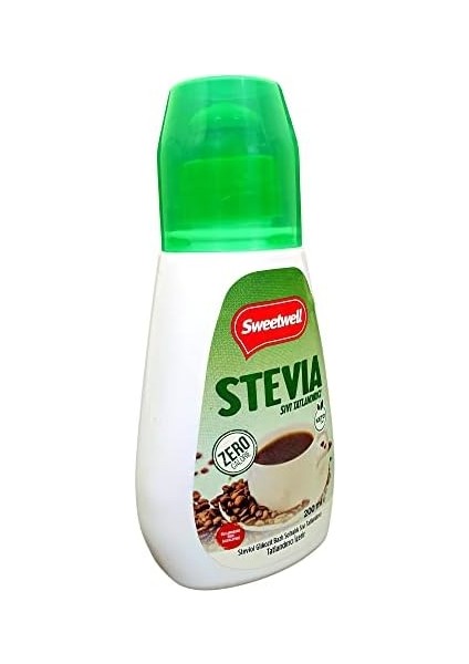 Sweetwell Stevia Sıvı Tatlandırıcı Sıfır Kalori 200 ml x 3 Adet