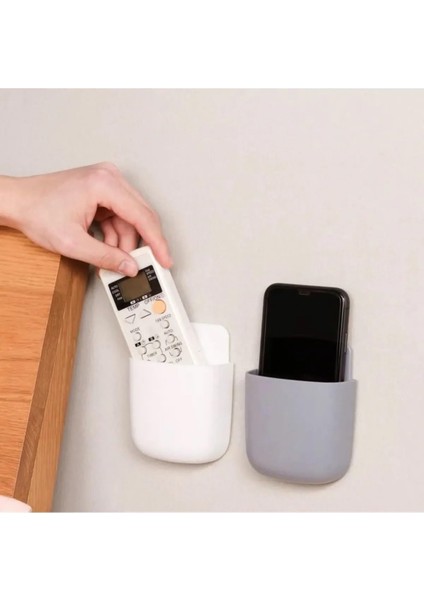 Concept Duvara Monte Telefon Şarj Istasyonu Pratik Yapışkanlı Telefon Banyo Mutfak Askısı 3m Yapışkanlı Cep Telefonu Duvar Standı, Duş Yatak Duvarı Için Telefon Tutucular