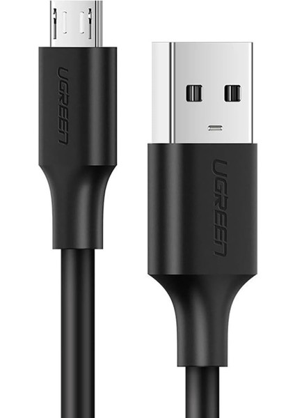 Ugreen 2.0 A Usb-A & Micro USB Data ve Şarj Kablosu, 50 Santimetre, Siyah, ACBUGN60135