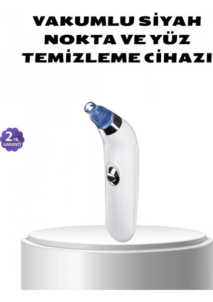 - Vakumlu Siyah Nokta Temizleme Cihazı – 5 Kademe Güç ve 4 Başlıklı Derin Cilt Bakımı
