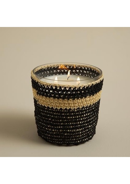 & Tığ Işi Kokulu Mum 12X13 cm Siyah fiyatları