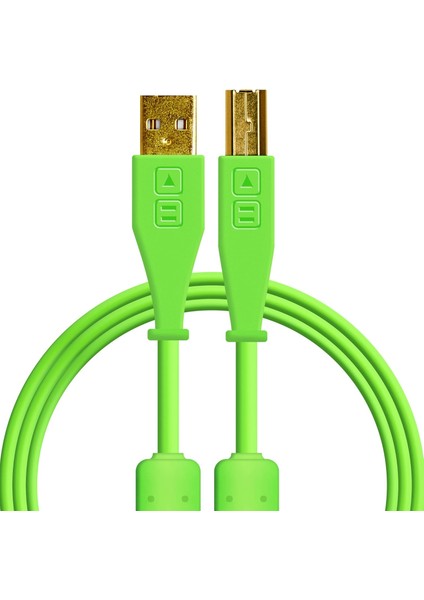 Dj Techtools Chroma Usb-A To B - 1.5mt | Straight Green