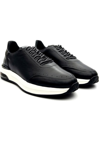 19512 Erkek Hakiki Deri Günlük Premium Casual Sneaker Ayakkabı