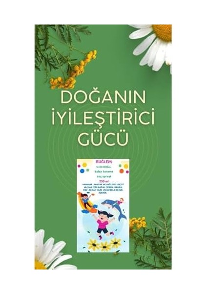 %100 Doğal 250 ml Kolay Tarama Saç Spreyi Çocuklar ve Yetişkin Için Sağlıklı Doğal Saçlar Badem Özü fiyatları