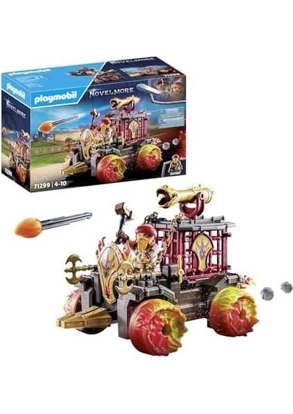 Novelmore 71299 Burnham Raiders - Itfaiye Arabası, Burnham Raider ve Novelmore Arasında Ateşli Savaş, Koç Başı, Alev Tekerlekleri ve Fırlatma Koltuğu, 4 Yaşından Büyük Çocuklar Için Oyuncak modelleri