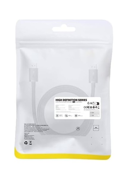 Definition Serisi Dp 8k To Dp 8k Adaptör Kablo, 1.5m, Siyah fiyatları