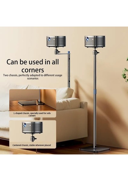Profesyonel Yatak, Koltuk Arkası Veya Masaüstü Montaj Projeksiyon Stant, Kamera ve Fotoğraf Makinesi Standı 80-160CM Ayarlanabilir Uzunluk TY-L02 Pro (TY-L02 Pro) modelleri