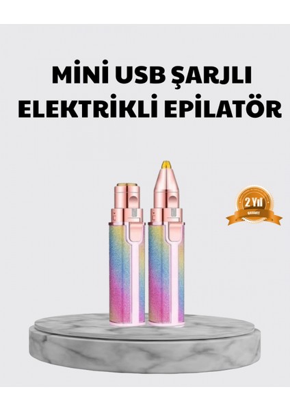 - Mini Yüz ve Kaş Epilatörü – 8000 Rpm Güçlü Motor ve Paslanmaz Çelik Başlık