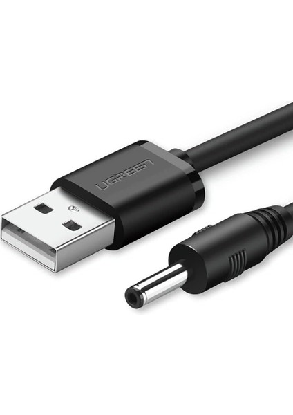 USB Dc 5V 3.5mm Güç Kablosu 1 Metre