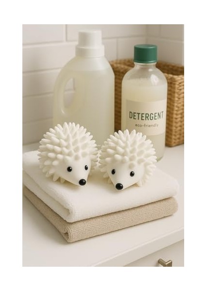 Busstier Kirpi Kurutma Topu, 2'li Set, Beyaz Renk, Pvc Malzeme, 9X7X7 Cm, Kırışıklık Önleyici, Statik Elektrik Azaltıcı, Enerji Tasarruflu, Tekrar Kullanılabilir, Kurutma Makinesi Uyumlu fiyatları