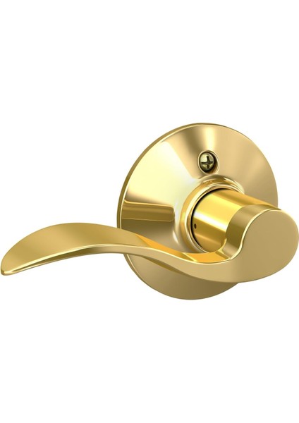 F170 Acc 605 Lh Solak Vurgu Kapı Kolu, Tek Taraflı Dönmeyen Kukla Kapı Kolu, Parlak Pirinç