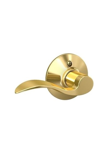 F170 Acc 605 Lh Solak Vurgu Kapı Kolu, Tek Taraflı Dönmeyen Kukla Kapı Kolu, Parlak Pirinç fiyatları