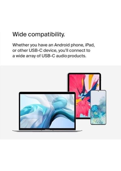 Rockstar™ 3,5 mm Ses + Usb-C® Şarj Adaptörü, Usb-C 60W Güç Dağıtımlı Kulaklık Adaptörü 15, iPad Pro, Galaxy,,, Lg, Xperia ve Daha Fazlası Için Hızlı Şarj - Beyaz fiyatları