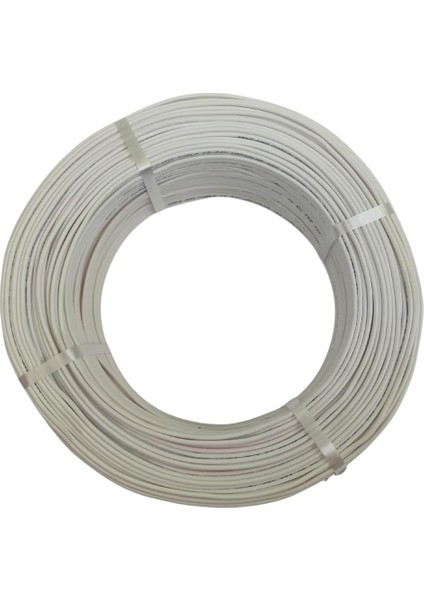 100M Hoparlör Kablosu 2X0.75MM² Cca Beyaz-Kırmızı | Halogen - Zehirli Gaz Salınımı Yoktur
