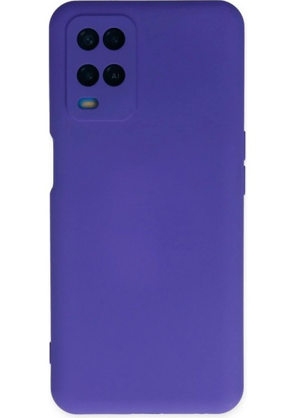 Ieg Oppo A54 4g Kılıf Nano Içi Kadife Silikon - Mor