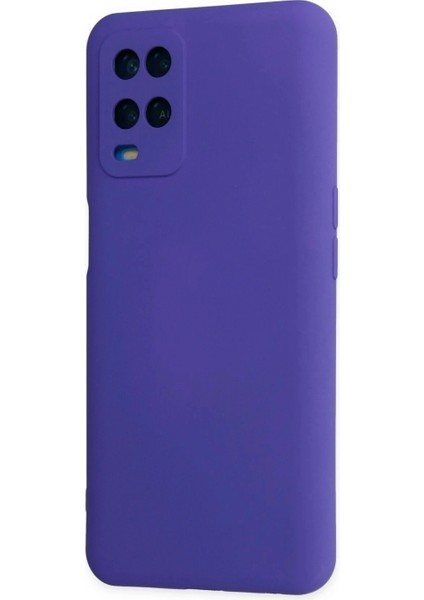 Ieg Oppo A54 4g Kılıf Nano Içi Kadife Silikon - Mor modelleri